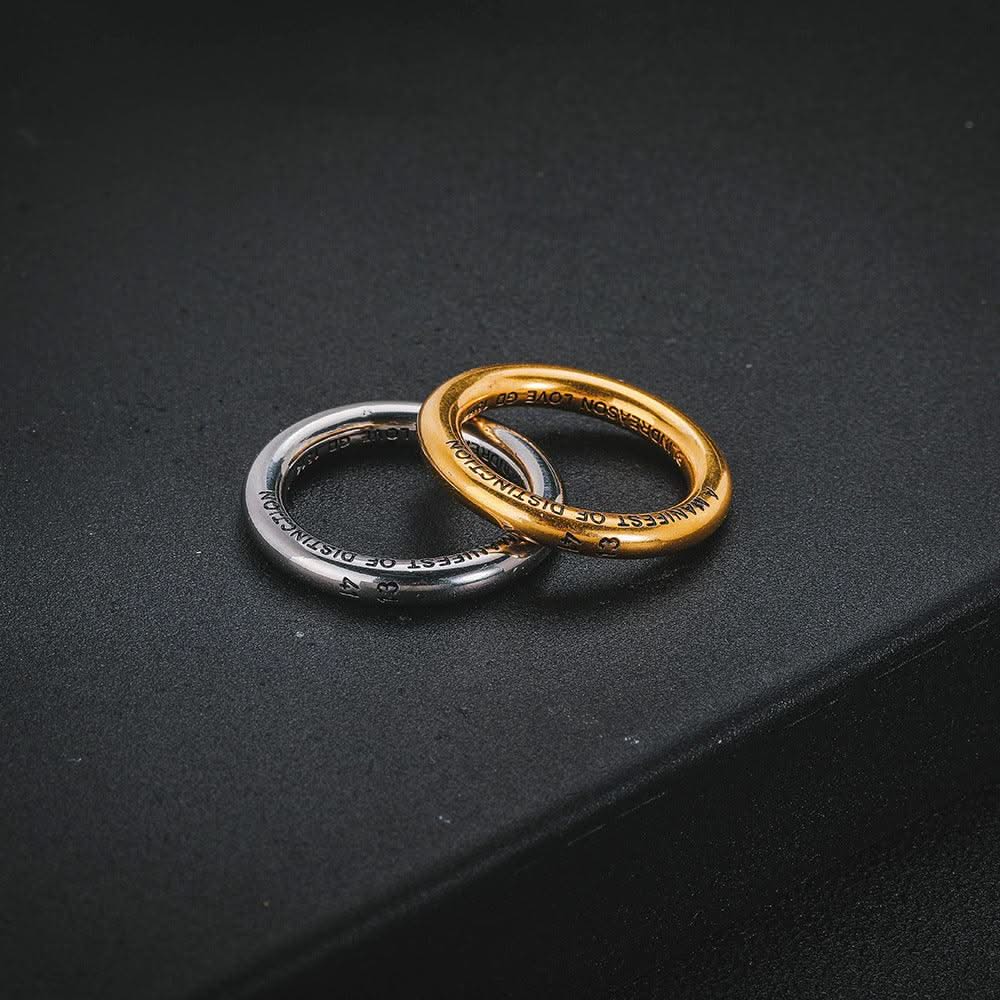 Love Ring Titanium Steel Ring - Elanique