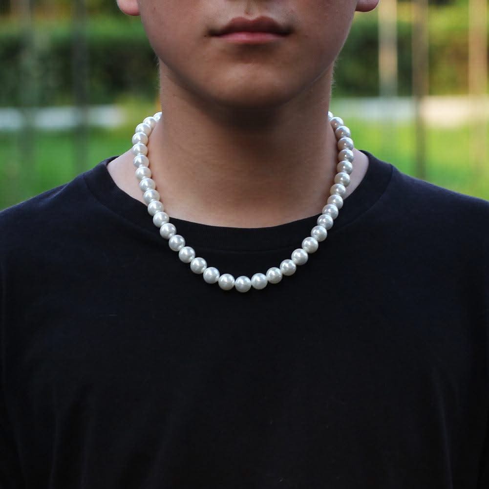 Cross 8-10mm Pearl Necklace - Elanique