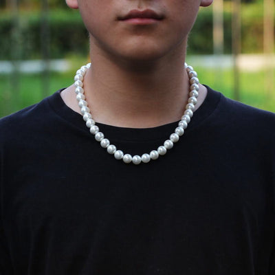 Cross 8-10mm Pearl Necklace - Elanique