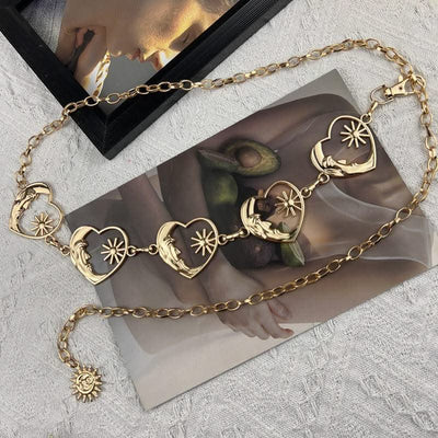 Love Metal Waist Chain Accessories For Women - Elanique