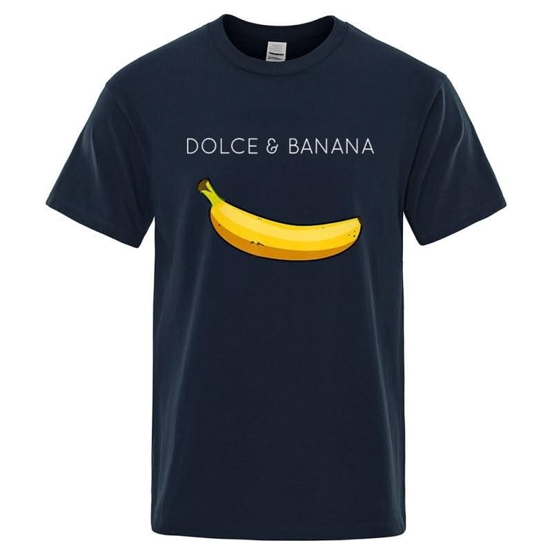 Dolce Banana Fashion Print Men T-shirts - Elanique
