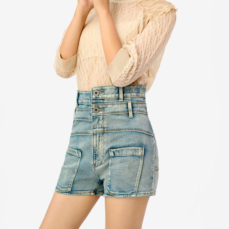 EXCLUSIVE Denim shorts/hot pants for women