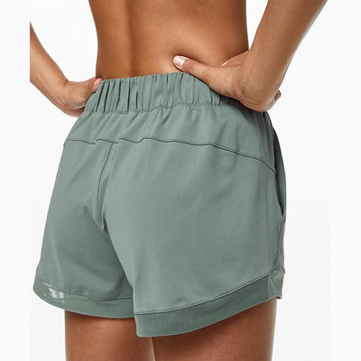 Women Yoga Shorts Summer Patchwork Mesh - Elanique