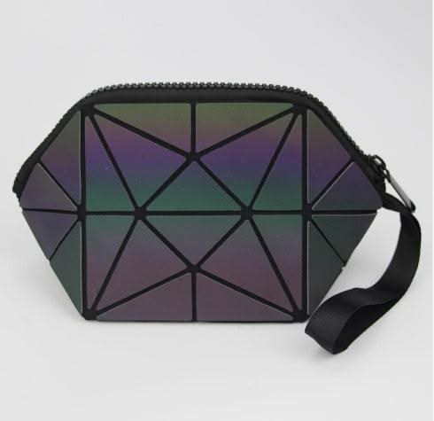 Fashion Geometric Cosmetic Bag For Women Zipper Bag - Elanique
