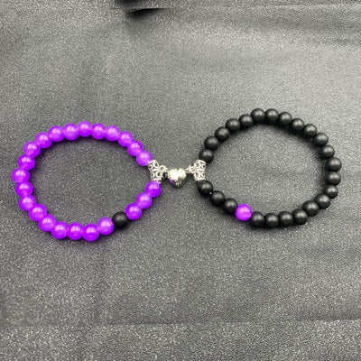 European And American New Love Magnetic Elastic Bracelets - Elanique