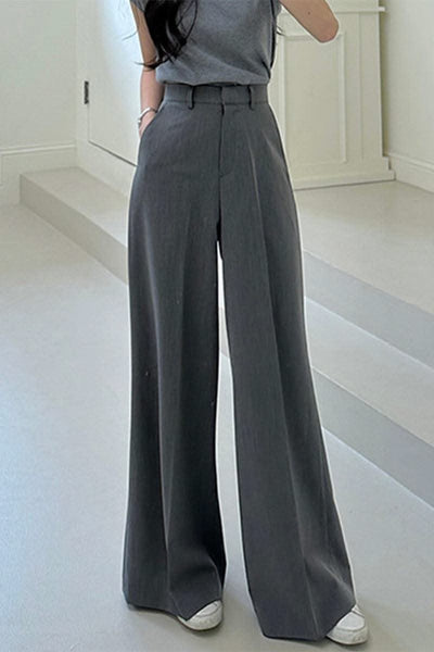 Hanging Wide Leg Mopping Pants Casual Pants Women - Elanique