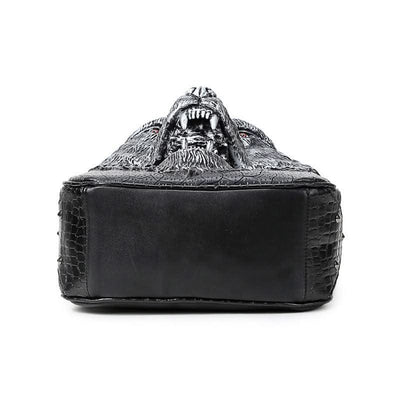 3D Wolf Head Student Backpack - Elanique
