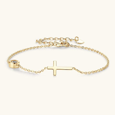 Cross Diamond Bracelet For Women 925 Silver Accessories - Elanique