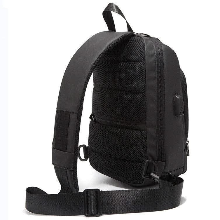 Anti-theft Lock Upscale Chest Bag Men Shoulder Bags USB Charging Crossbody Bags Summer Short Trip Travel Messengers Bag Unisex - Elanique