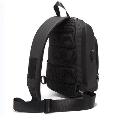 Anti-theft Lock Upscale Chest Bag Men Shoulder Bags USB Charging Crossbody Bags Summer Short Trip Travel Messengers Bag Unisex - Elanique