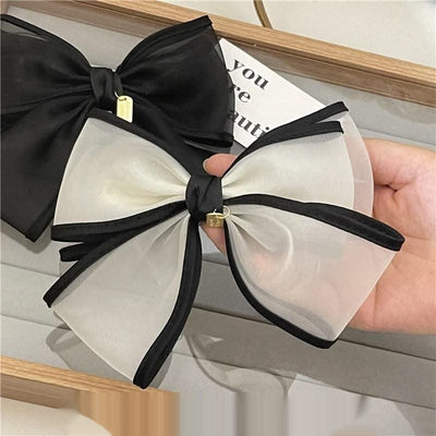 Handmade Mesh Bow Hair Accessories For Women - Elanique