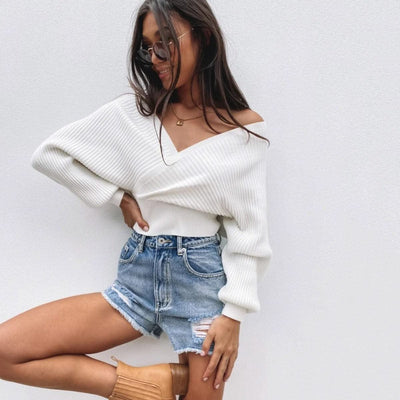 New Loose Sweater Sweater For Women - Elanique