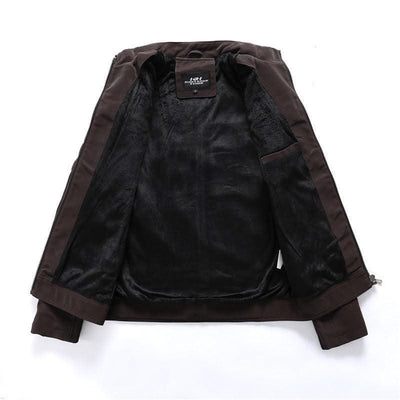 Men Fashion Pu Leather Jackets Coats - Elanique