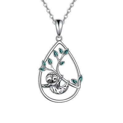 Cartoon Sloth Earring Pendant Accessories Necklace For Women - Elanique