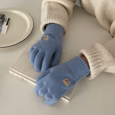 Facial Expression Bag Gloves For Women