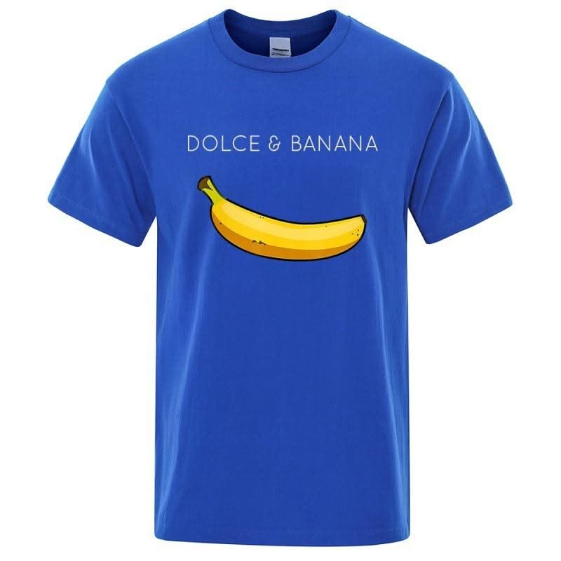 Dolce Banana Fashion Print Men T-shirts - Elanique