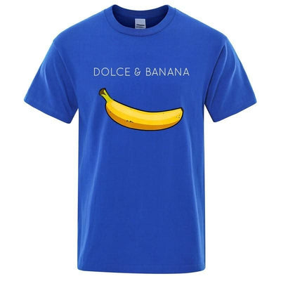 Dolce Banana Fashion Print Men T-shirts - Elanique