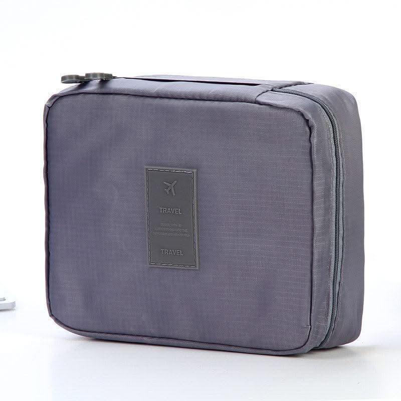 Portable Cosmetic Bag Waterproof Divider Multi-grid Pockets Toiletry Bags Travel Storage Handbags Women Make Up Bag - Elanique