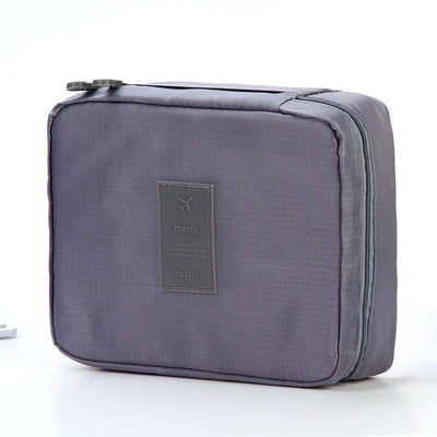 Portable Cosmetic Bag Waterproof Divider Multi-grid Pockets Toiletry Bags Travel Storage Handbags Women Make Up Bag - Elanique