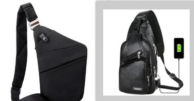 Canvas Chest Bags For Men And Women Across One Shoulder - Elanique