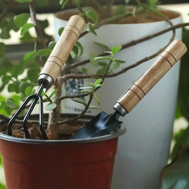 3Pcs/Set, Mini Garden Tool Set, Indoor, Small Plants, Cactus, Vegetables, Digging, Weeding, Flower Pot, Gardening Tools