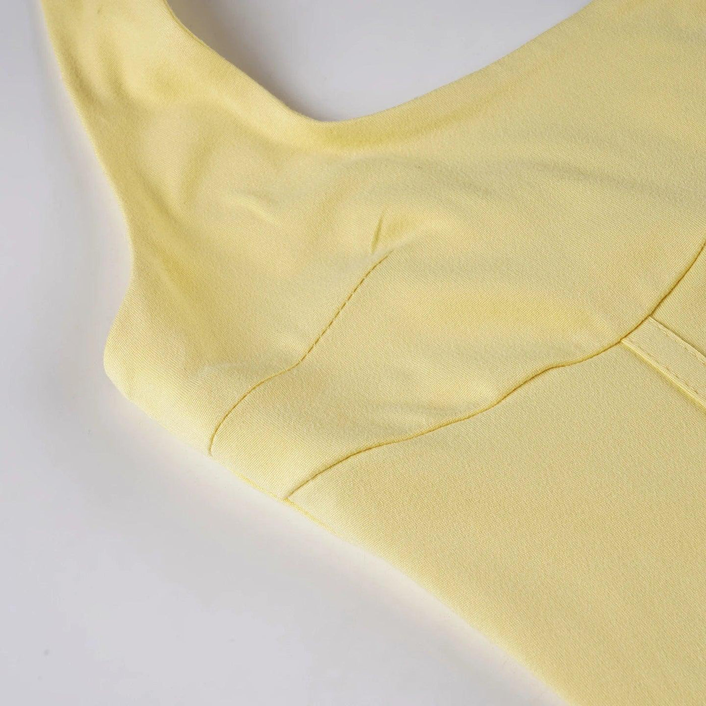 Women's Dresses 2025 Halter Mini Dress Chic U Neck Layer Ruffles Hem Bodycone A Line Vestido Summer Ladies Street Party Wear