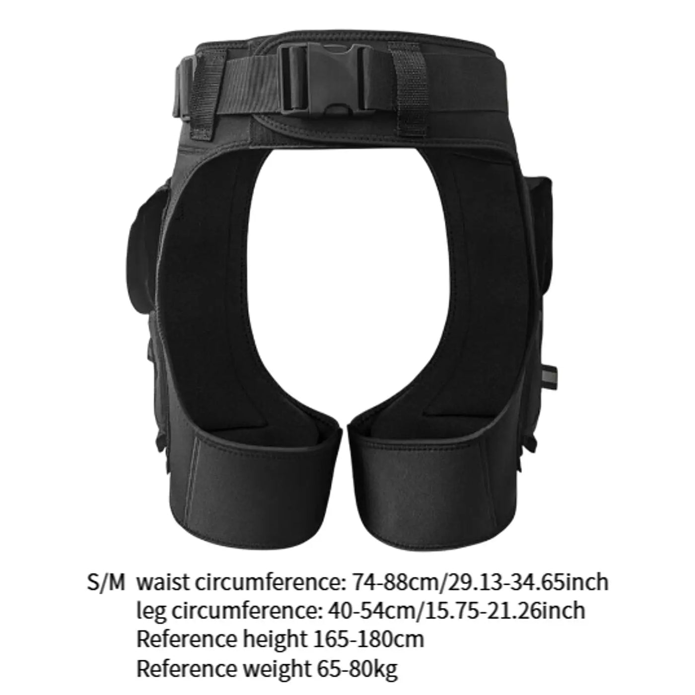 Wetsuit Pants Adjustable Waist Band with Side Pockets Wetsuit Shorts for Canoeing Scuba Diving Kayaking Swimming Surfing