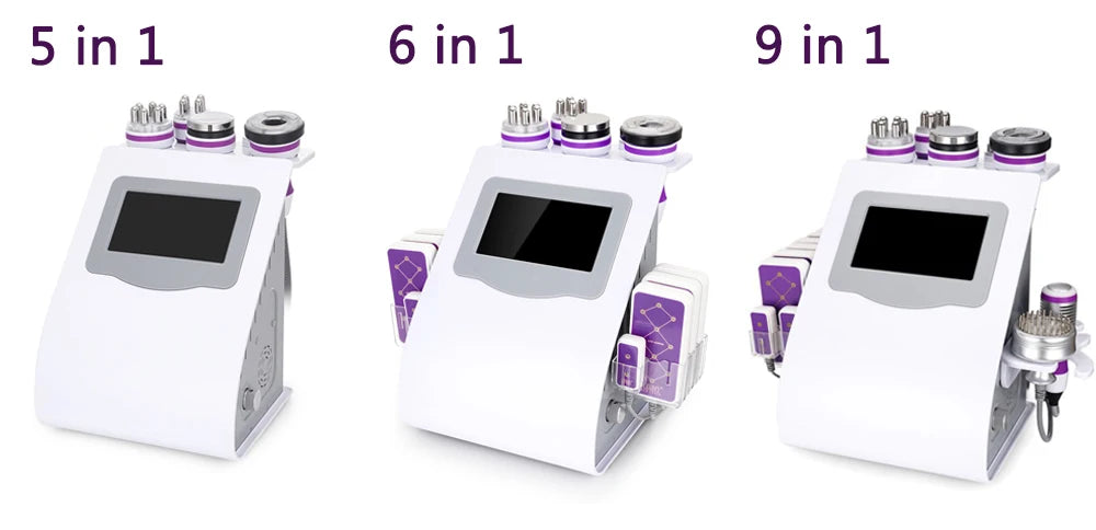5/6/9 In 1 Cavitation Machine Body Slimming Skin Tightening Facial Care Tool for Salon Home Use