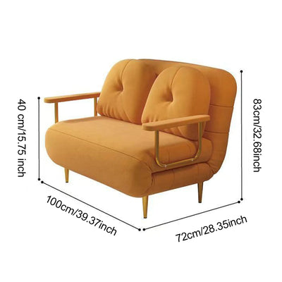 Home Folding Sofa Bed Can Be Used For Both Balcony Living Room Small Apartment Multifunctional Study Single Bed Push-Pull