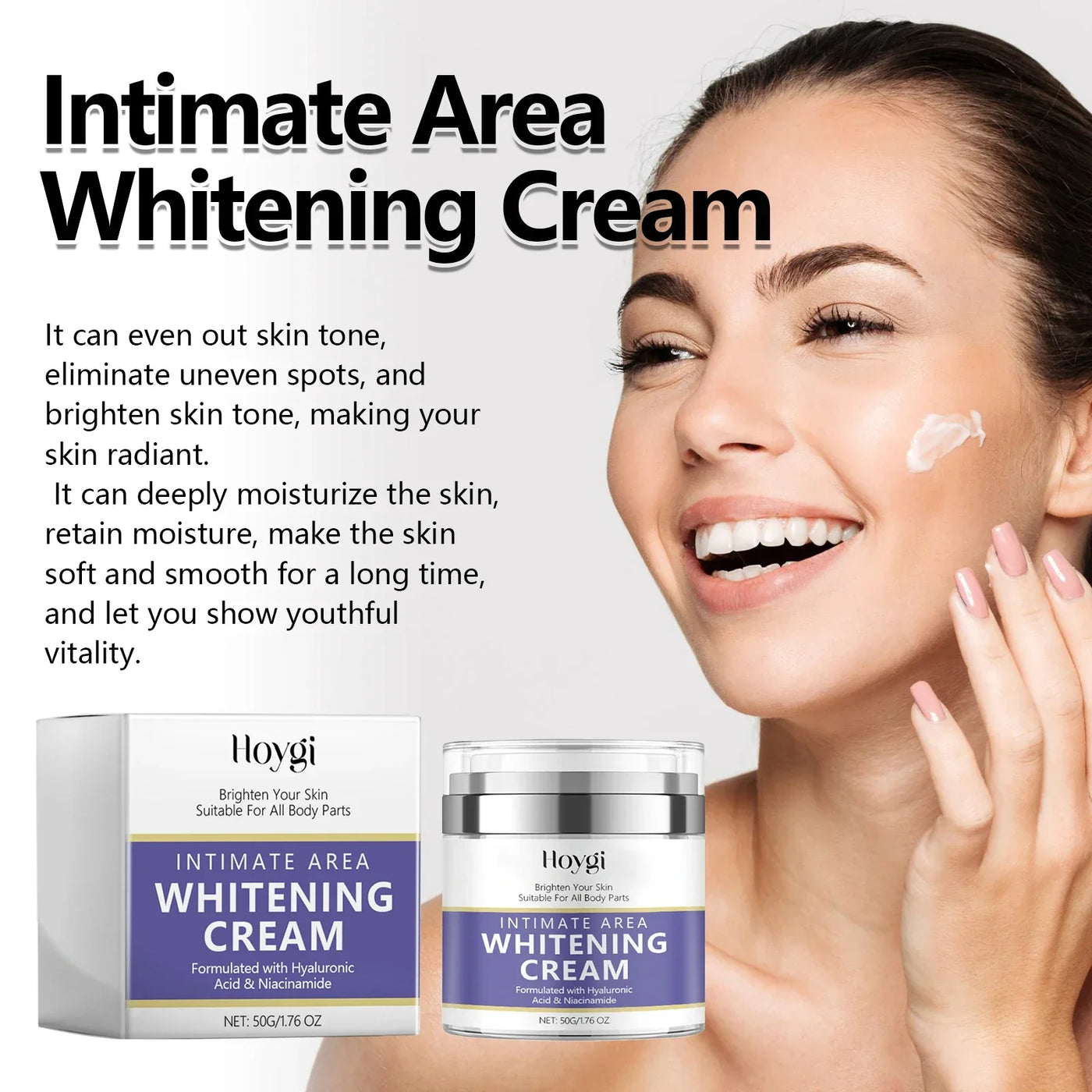 Hoygi Skin Lighten Cream Firming Eye Cream Neck Lotion Anti Aging Body Dark Spot Remover Whitening Face Bleaching Beauty Cream