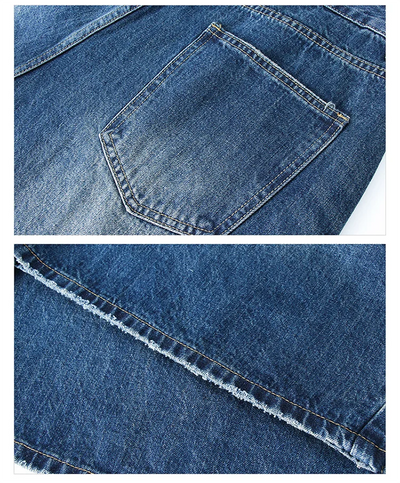 Men's Jeans Shorts American Style Vintage Loose Fit Wide Leg Straight Leg Denim Fashion Design Summer Y2k Gothic Washed Shorts