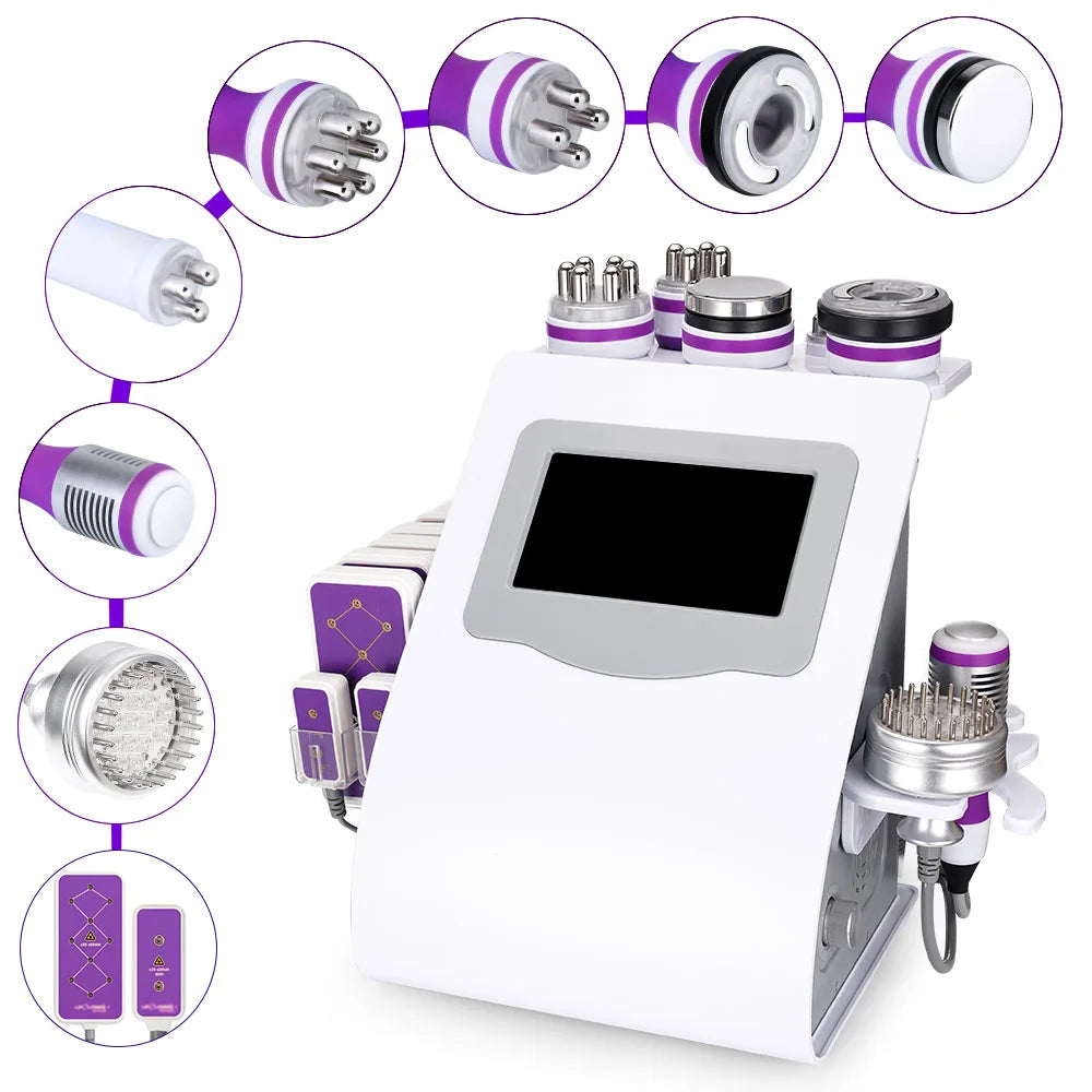 5/6/9 In 1 Cavitation Machine Body Slimming Skin Tightening Facial Care Tool for Salon Home Use