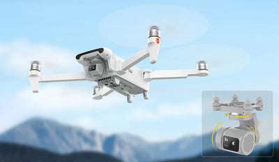 FIMI X8 Pro 2025 new drone GPS AI Super Night Video 4K 60fps 20KM range 3-axis Gimbal 1/1.3-inch 48Mp CMOS sensor Smart Tracking