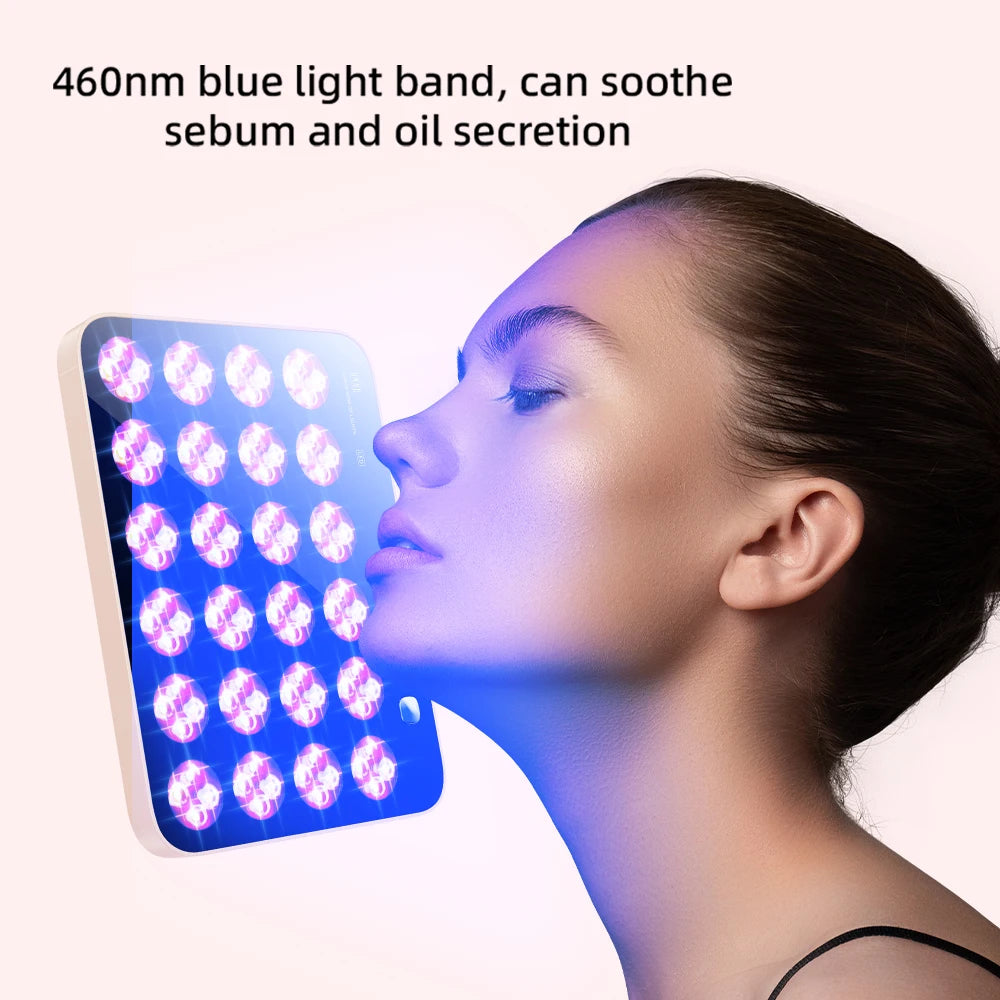 Beauty instrument red light therapy panel, whitening and rejuvenation repair, skin care instrument, home portable
