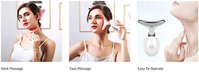 New 3 Colors Neck Face Beauty Device Facial Lifting Machine Skin Tighten Reduce Double Chin Anti Wrinkle Remove Lifting Massager