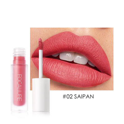 FOCALLURE Lipstick Gloss Waterproof Long Lasting Moist Lip Makeup Liquid Lip Stick Makeup Cosmetic FA134