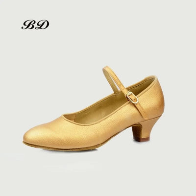 TOP BD Modern Dance Shoes Authentic Girl Child Professional Ballroom Dance Waltz Practice shoes Dancing Shoes Children BD501