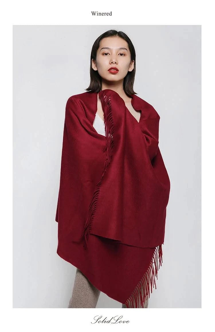 Soft cashmere big Scarf for Women Shawl 200*70 cm  Real pashmina