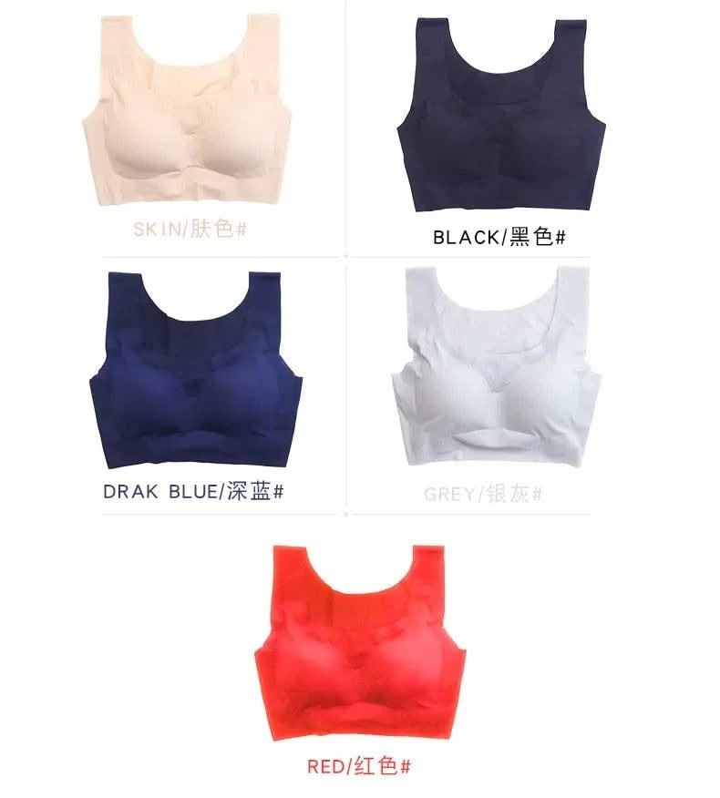 Plus Size Women Bras Bralette Comfortable Invisible Bras Push Up Breathable Brassiere Non Wired