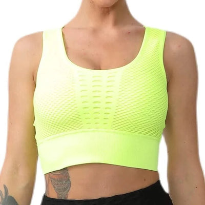 Sports Bras For Women Yoga Bra For fitness Workout Running Shirts Seamless Comfortable Yoga Bras Tank Top  With Removable Pads