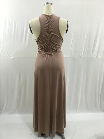 Sexy Black Irregular Split Bandage Long Dress 2021 Fashion Women Summer Dresses Casual Vestidos Party Femme Robe Plus Size New