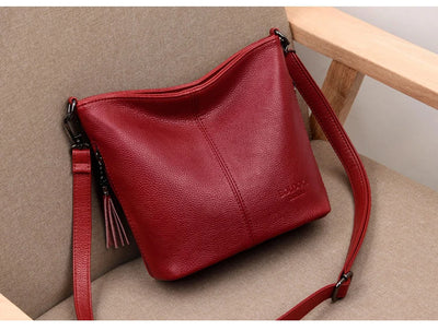 Hand Crossbody Bags For Women 2024 New Luxury Designer Handbag Leather Tassel Shoulder Bags Purses And Handbags Tote Bag Bolsa