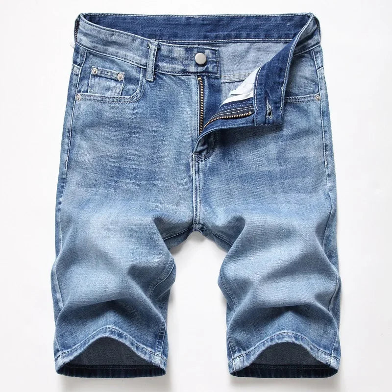2023 Summer New Mens Ripped Short Jeans Brand Clothing Bermuda Cotton Shorts Men Thin Breathable Casual Denim Shorts