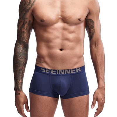 Mens Underwear Seeinner Boxers Shorts Cotton Cuecas Trunks Men's Boxer Homme Boxershorts Men Male Panties Ropa Interior Hombre