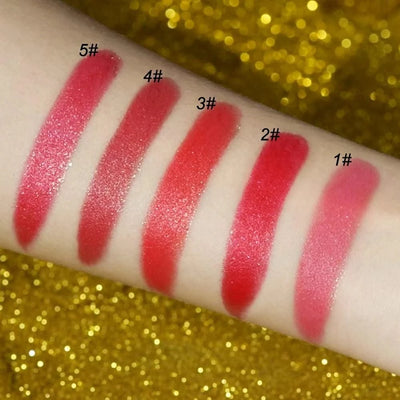 Gold Velvet Matte Moisturizing Waterproof Lipstick Makeup/cosmetics Pigment Nude Rouge