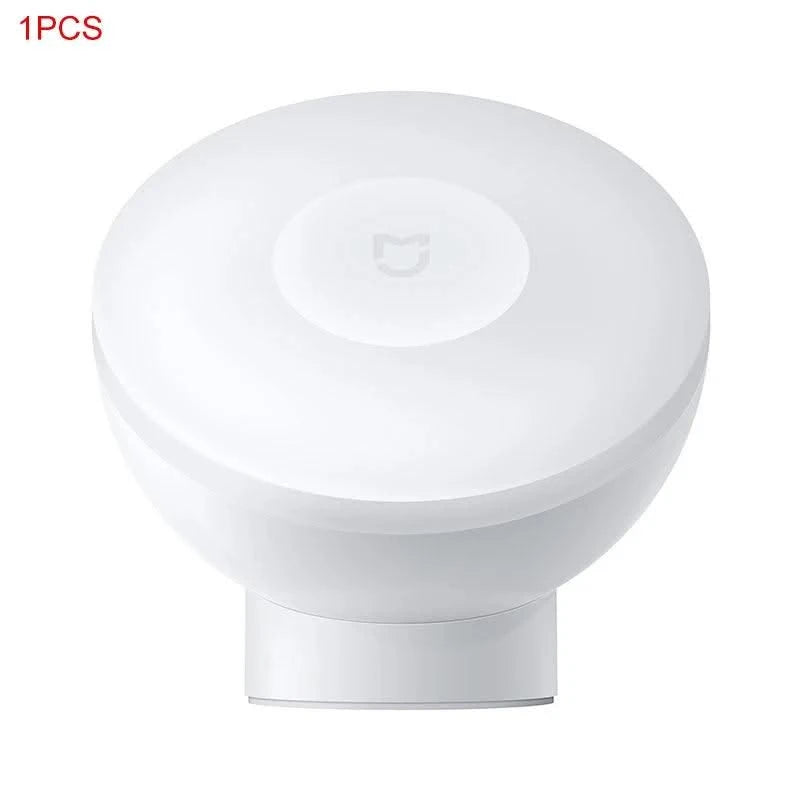 Xiaomi Mijia Night Light 2 360°Rotation Magnetic Human Infrared Light Dual Sensor Mini Wall Light 2800K Warm Yellow 2 Level Adju