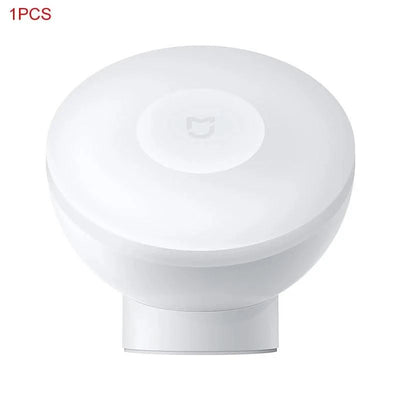 Xiaomi Mijia Night Light 2 360°Rotation Magnetic Human Infrared Light Dual Sensor Mini Wall Light 2800K Warm Yellow 2 Level Adju