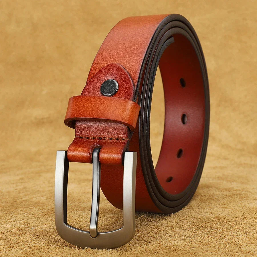 High Quality Fashion Retro Women Female Belt Genuine Leather Belts For Women Jeans