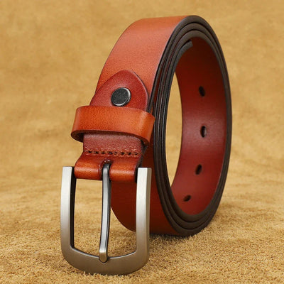 High Quality Fashion Retro Women Female Belt Genuine Leather Belts For Women Jeans
