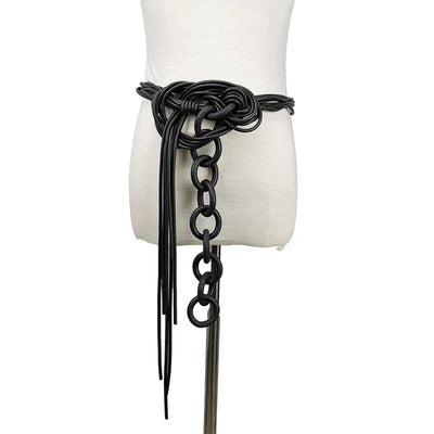 UKEBAY New Handmade Luxury Necklaces For Women Rubber Jewelry Black Statement Necklace Fashion Clothes Chain Gothic Accessories